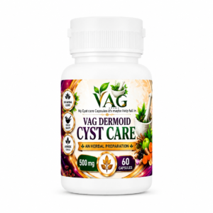 VAG Dermoid Cyst Care 500mg – Herbal Cyst Care Capsules,