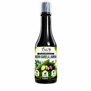 VAG BRAND Neem Karela Jamun Juice 500ml | Ayurvedic Herbal Juice | No Added Sugar