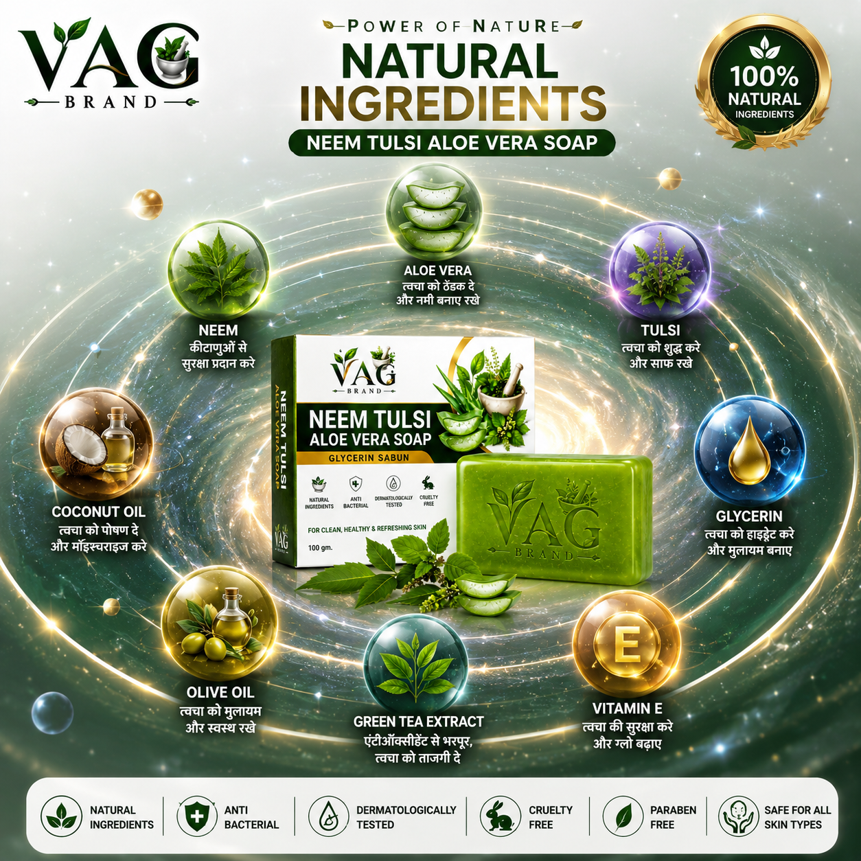 Neem and Tulsi Soap