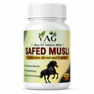 Sex Power Tablet for Men | Max-X7 Safed Musli | VAG BRAND