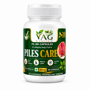 Piles Care Capsules – Ayurvedic Herbal Support for Piles, Bleeding, Pain & Discomfort | 60 Capsules