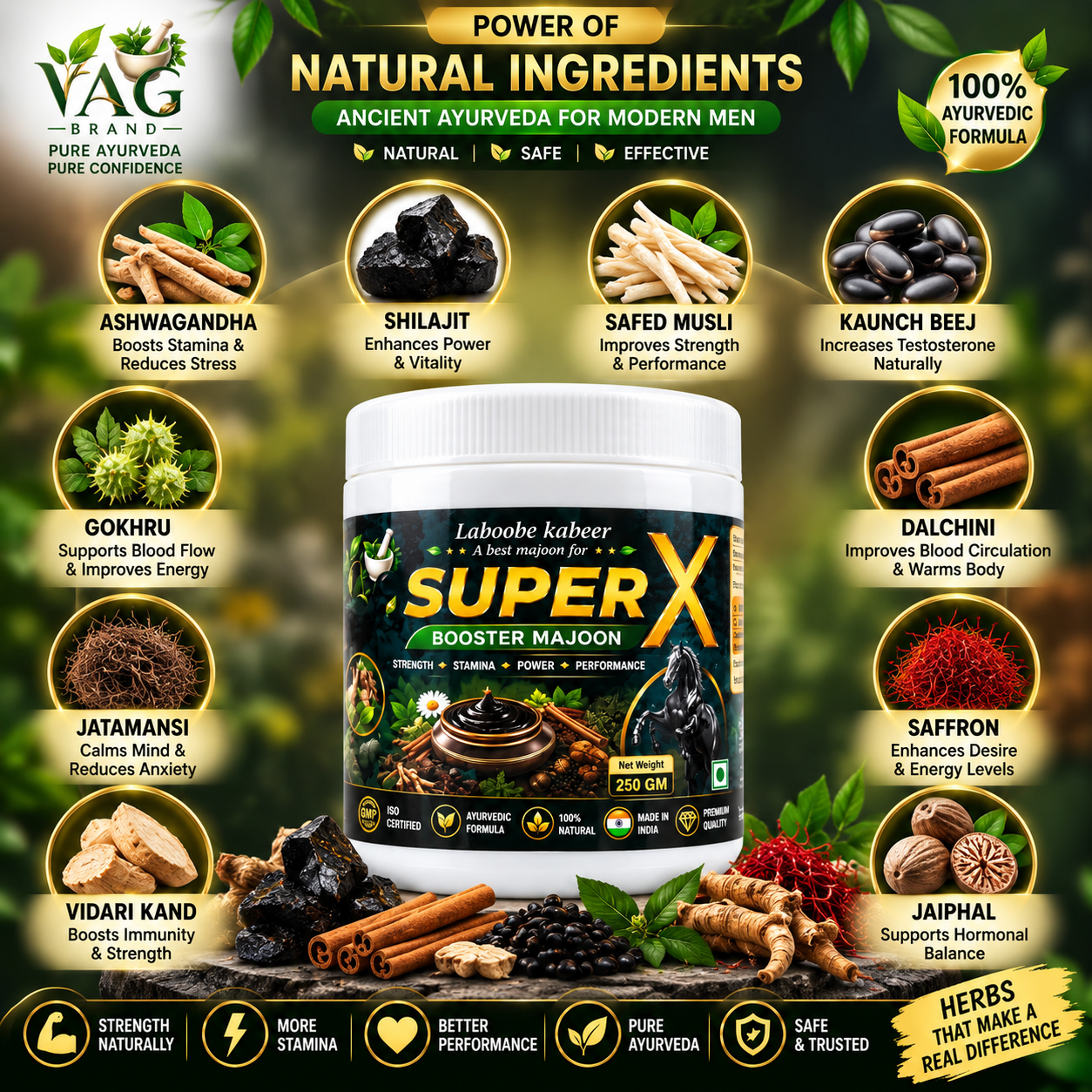 Super X Booster Majoon 250 GM पुरुष sexual wellness product