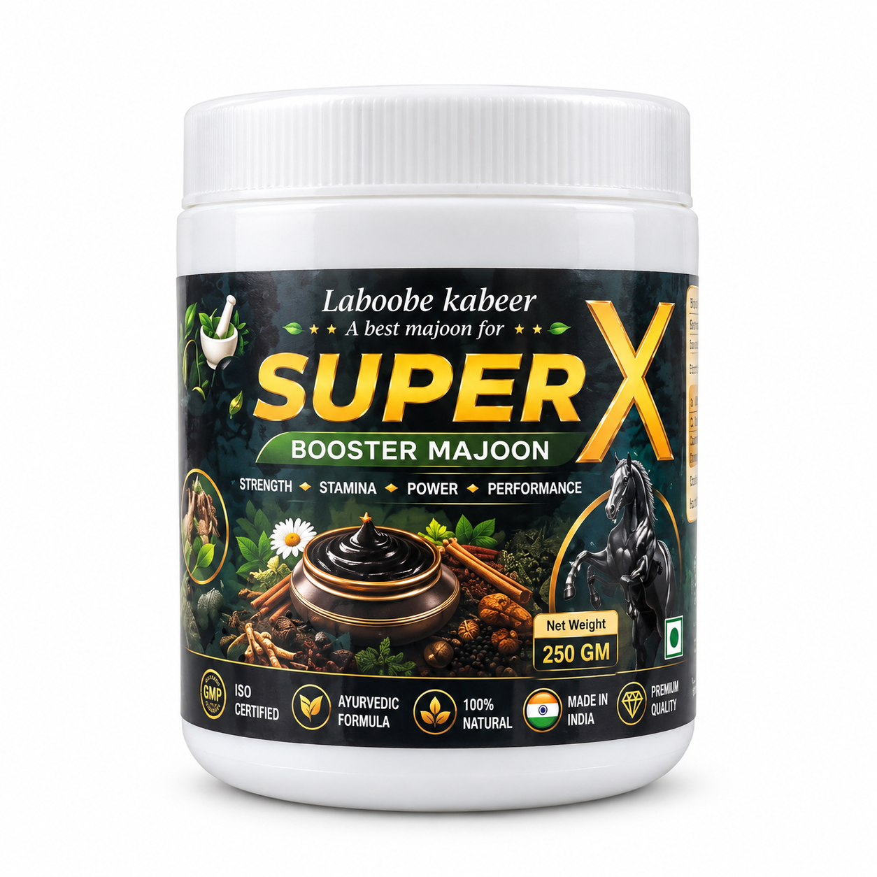 VAG Brand Super X Booster Majoon 250 GM Hindi Sex Power Medicine for Male